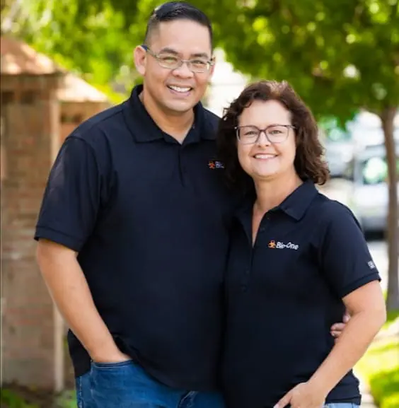 Bio-One Of South OC owner, Armand and Michele Amoranto